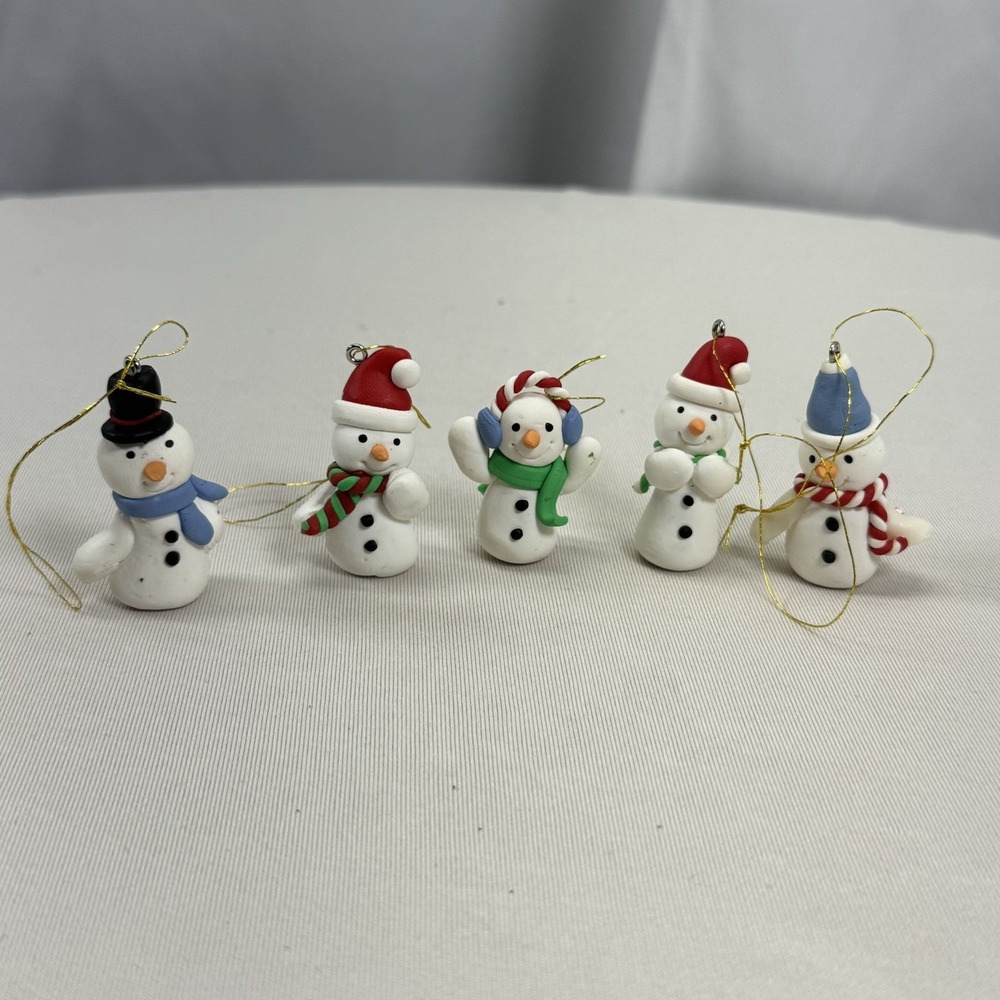 Mini Snowmen Christmas Tree Ornaments for mini trees